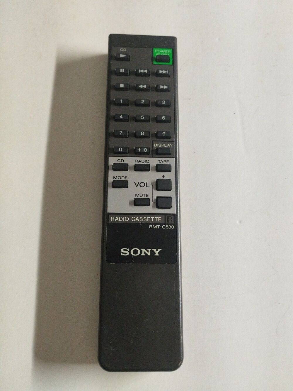 OEM Sony RMT-C530 Remote Control for Model CFD530 Boom Box - Tested